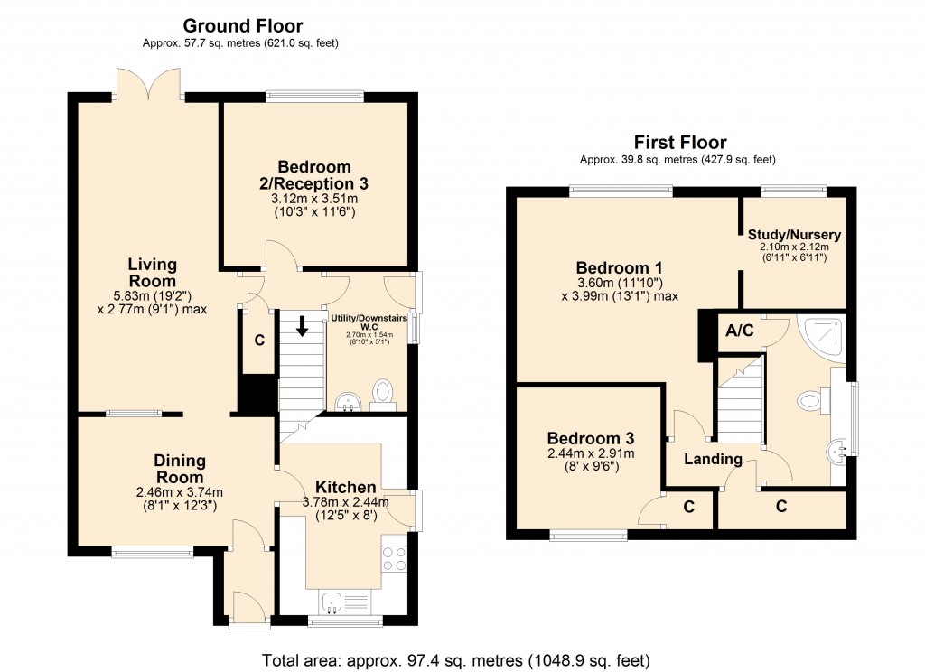 Floorplans For Bradford On Avon, Wiltshire