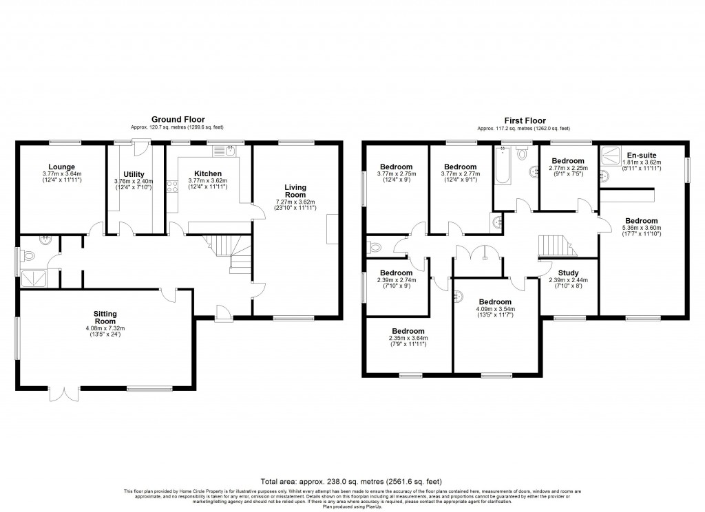 Floorplans For Monkton Farleigh, Bradford-On-Avon