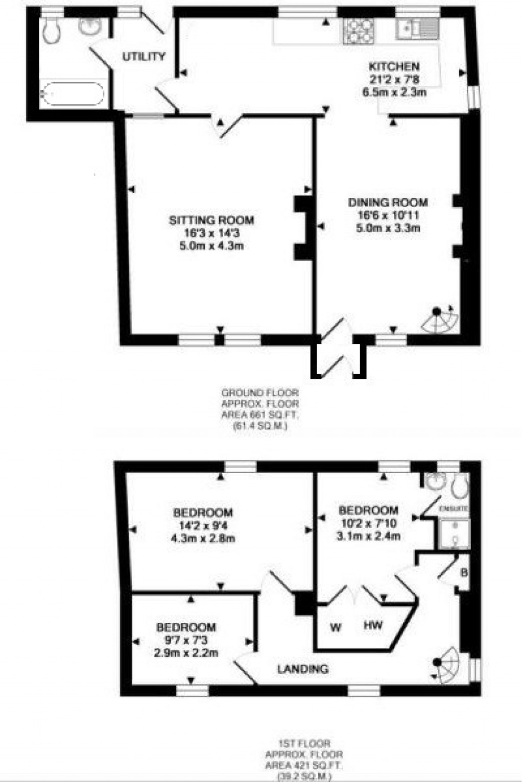 Floorplans For Bradford on Avon, Wiltshire