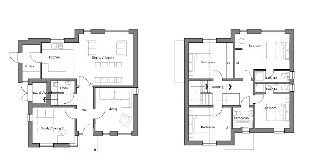 Floorplans For Bradford On Avon, Monkton Farleigh