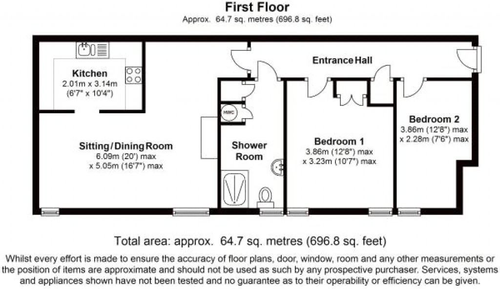 Floorplans For Church Street, Bradford On Avon