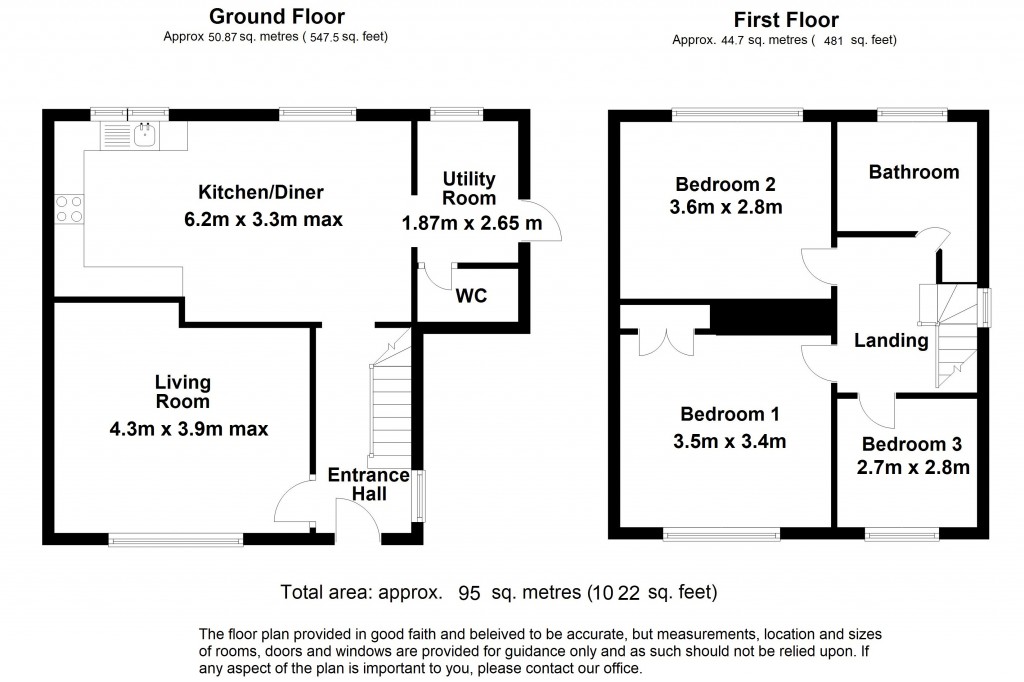 Floorplans For Winsley, Bradford On Avon