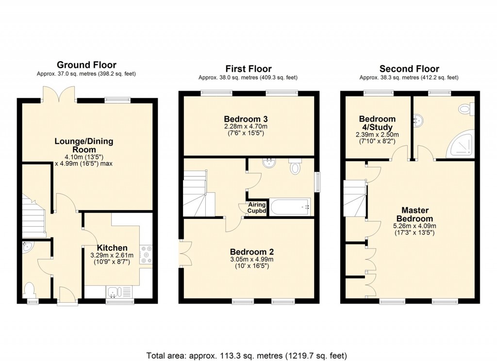 Floorplans For Staverton Marina, Trowbridge, Wiltshire