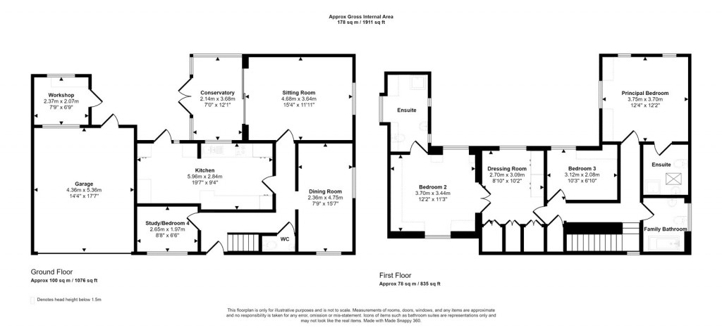 Floorplans For Bratton, Westbury, Wiltshire