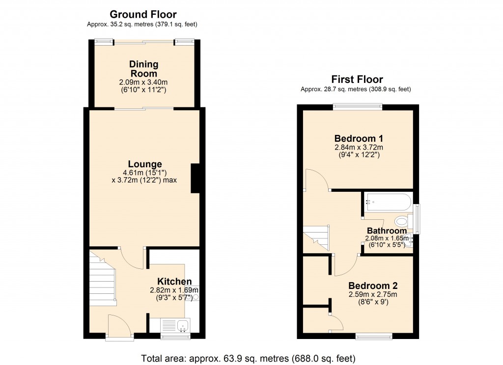 Floorplans For Staverton, Trowbridge