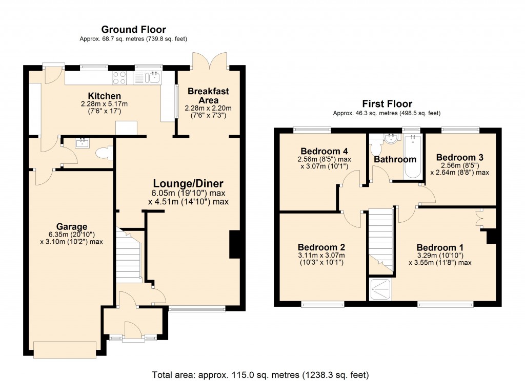 Floorplans For Hilperton, Trowbridge, Wiltshire