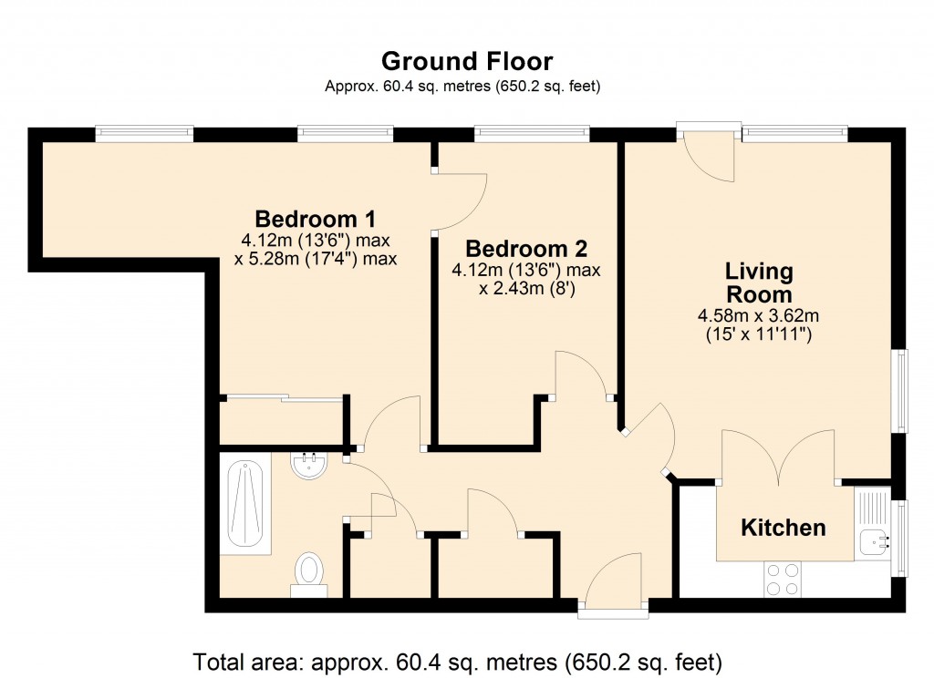 Floorplans For Bythesea Road, Trowbridge, Wiltshire