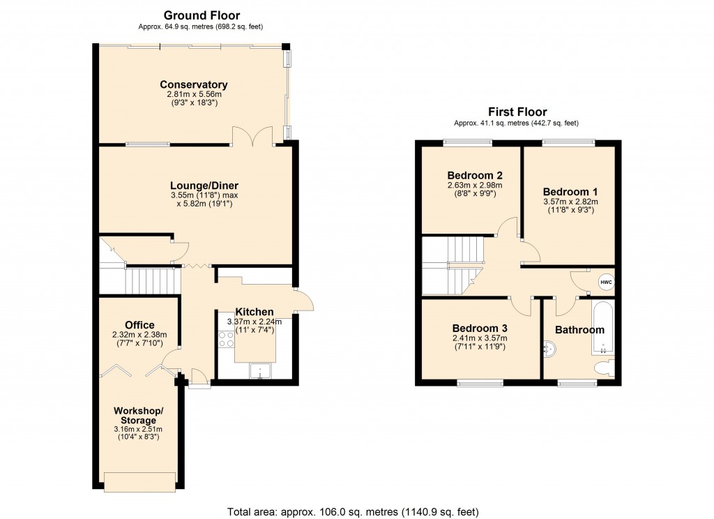 Floorplans For Trowbridge, Wiltshire