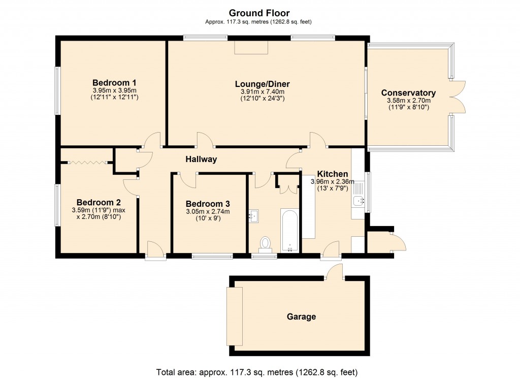 Floorplans For Southwick, Trowbridge, Wiltshire