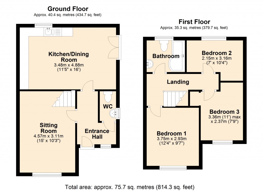 Floorplans For Southwick, Trowbridge, Wiltshire