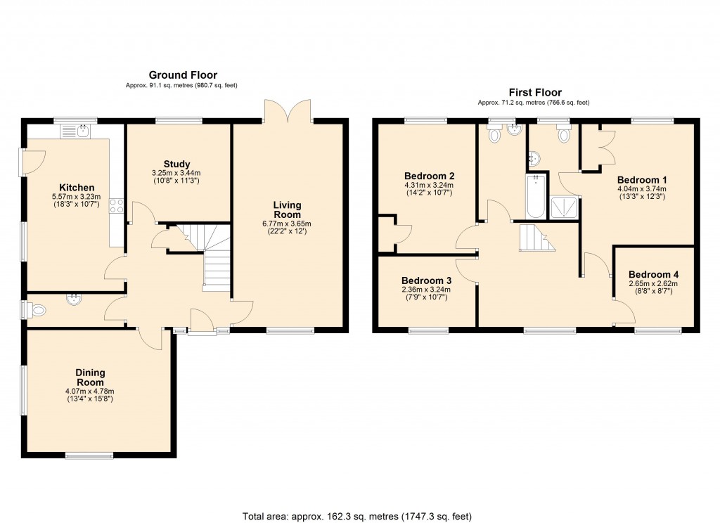 Floorplans For Hilperton, Trowbridge, Wiltshire