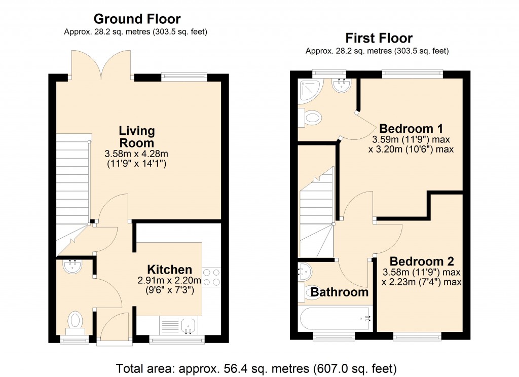 Floorplans For Melksham, Wiltshire