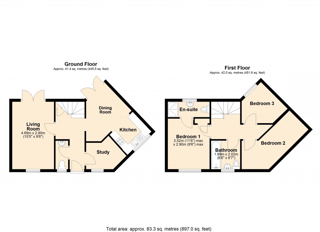 Floorplans For Staverton, Trowbridge, Wiltshire