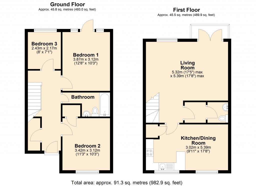 Floorplans For Staverton, Trowbridge