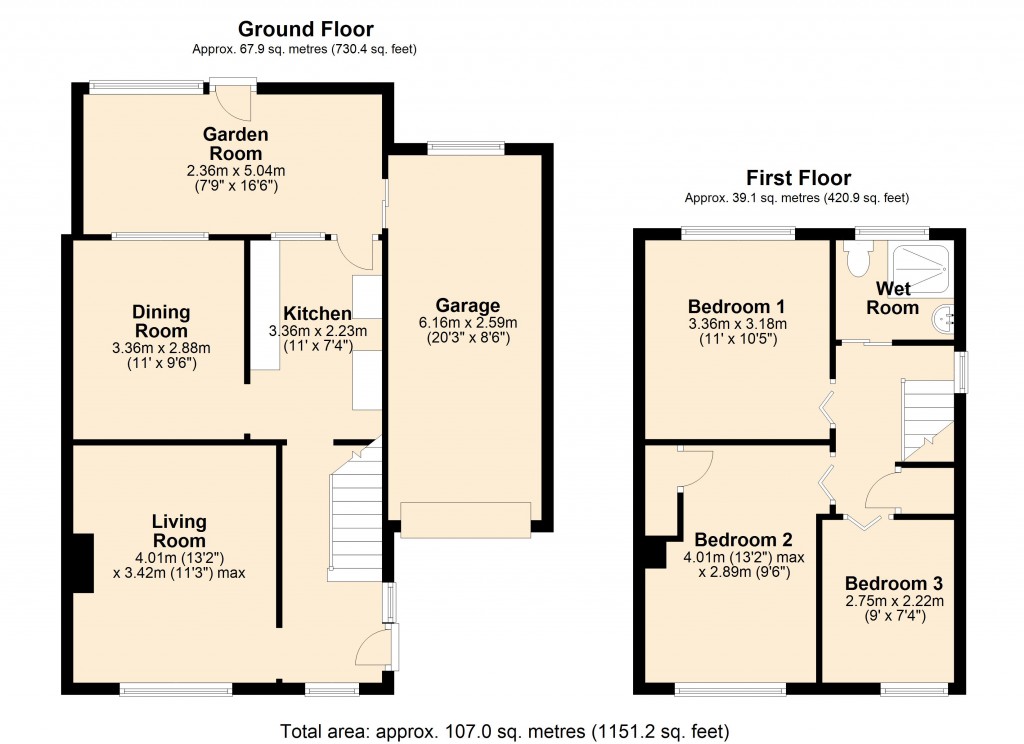 Floorplans For Southwick, Trowbridge, Wiltshire