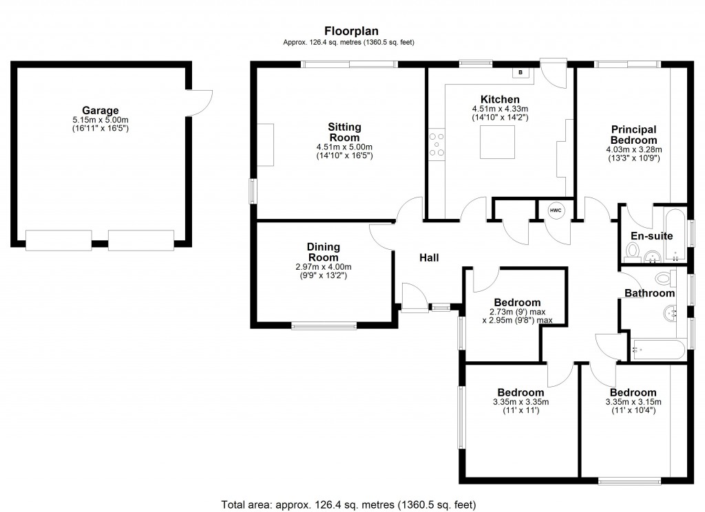 Floorplans For Bratton, Westbury, Wiltshire