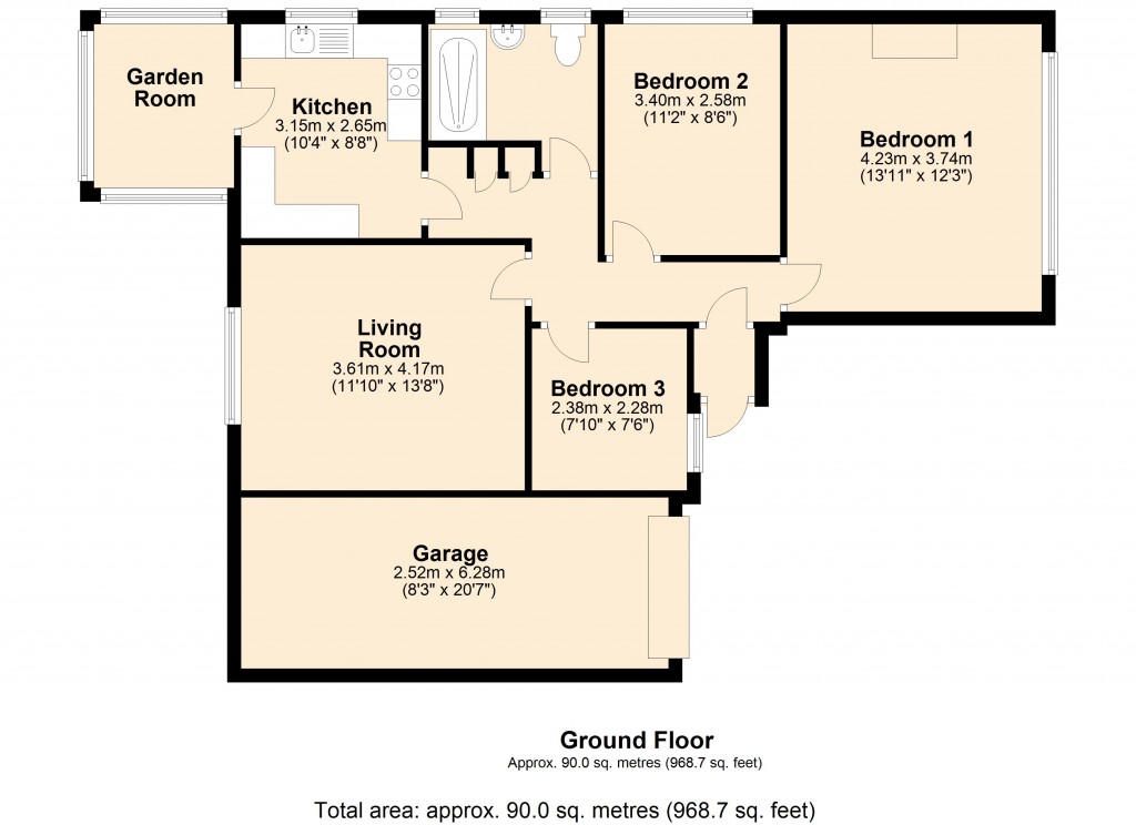 Floorplans For Westbury, Wiltshire