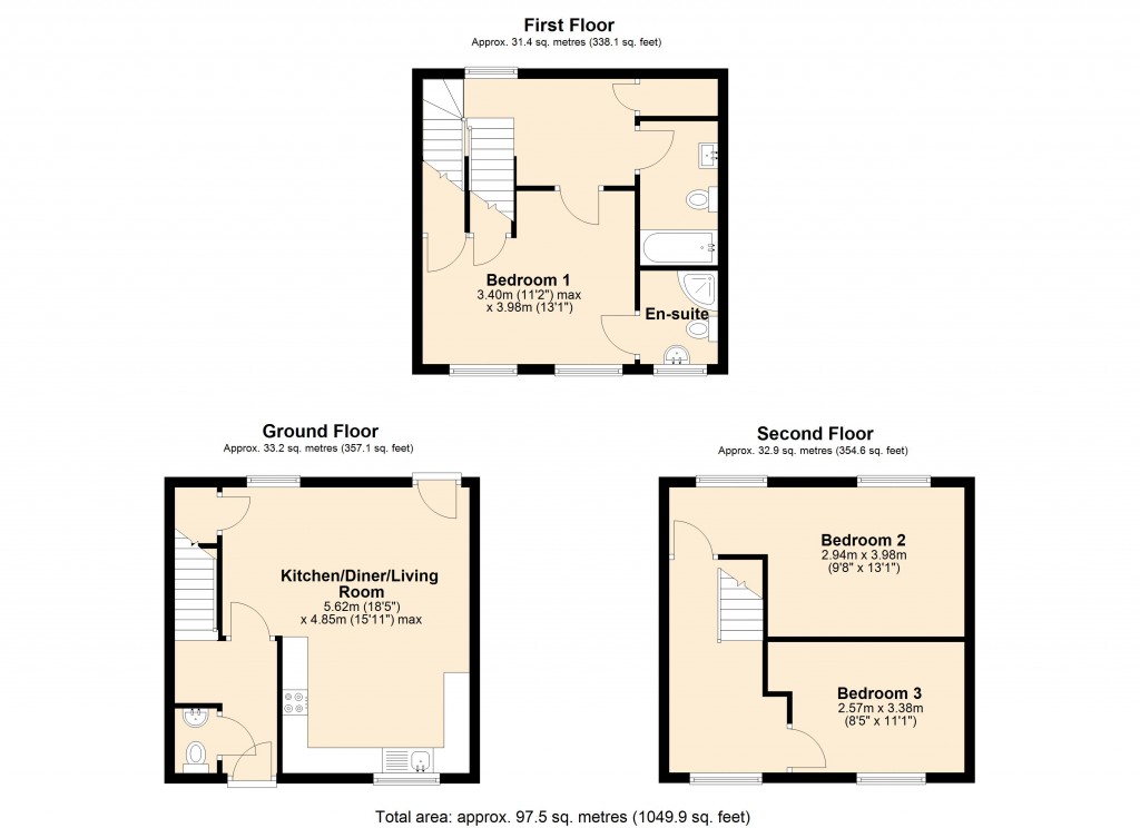 Floorplans For Polebarn Road, Trowbridge