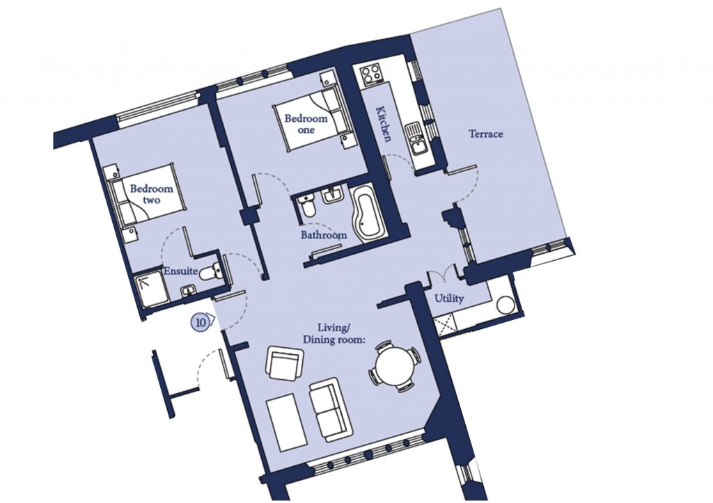 Floorplans For Church Street, Trowbridge, Wiltshire