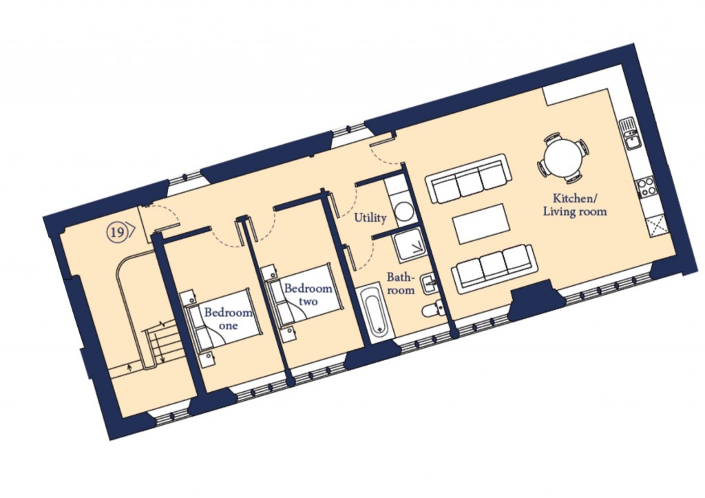 Floorplans For Church Street, Trowbridge, Wiltshire