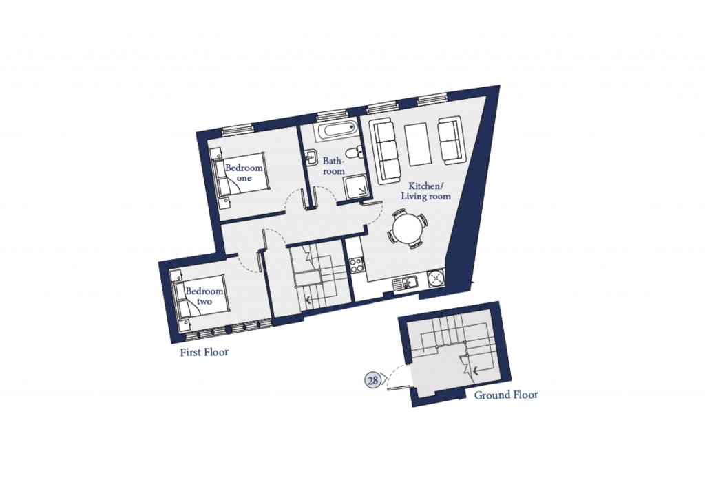 Floorplans For Church Street, Trowbridge, Wiltshire