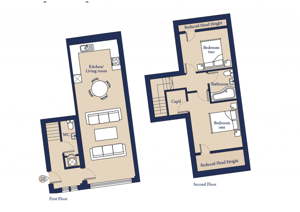 Floorplans For Church Street, Trowbridge, Wiltshire