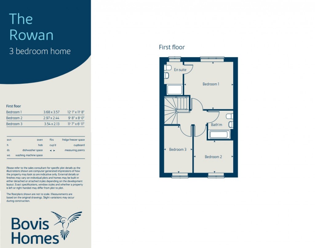 Floorplans For Amazon Way., Westbury, Wiltshire