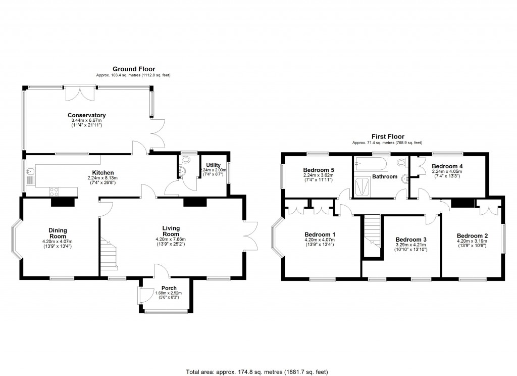 Floorplans For Warminster, Wiltshire