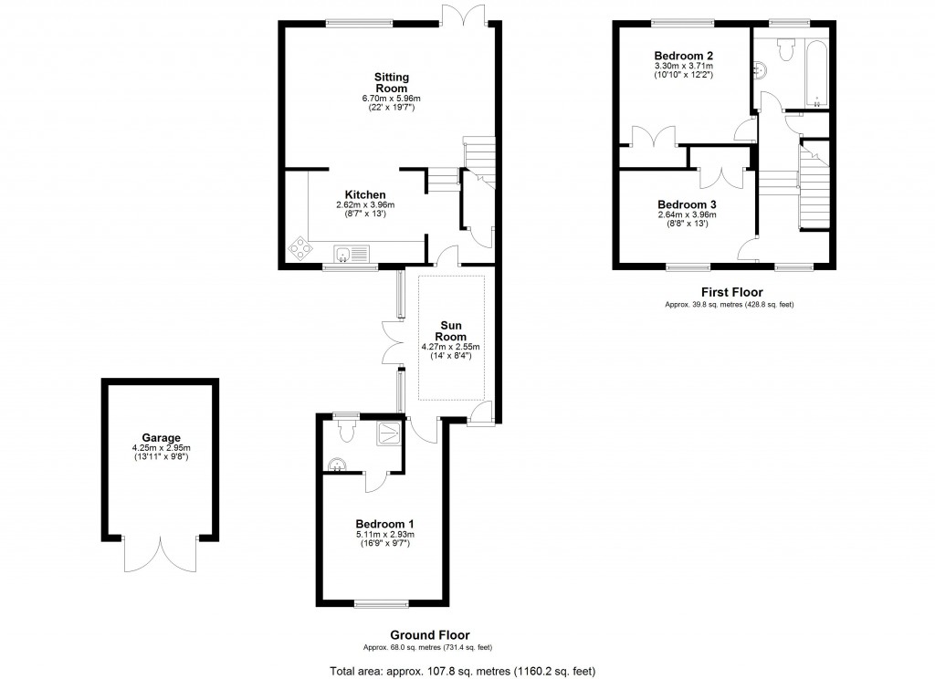 Floorplans For Shrewton Road, Chitterne