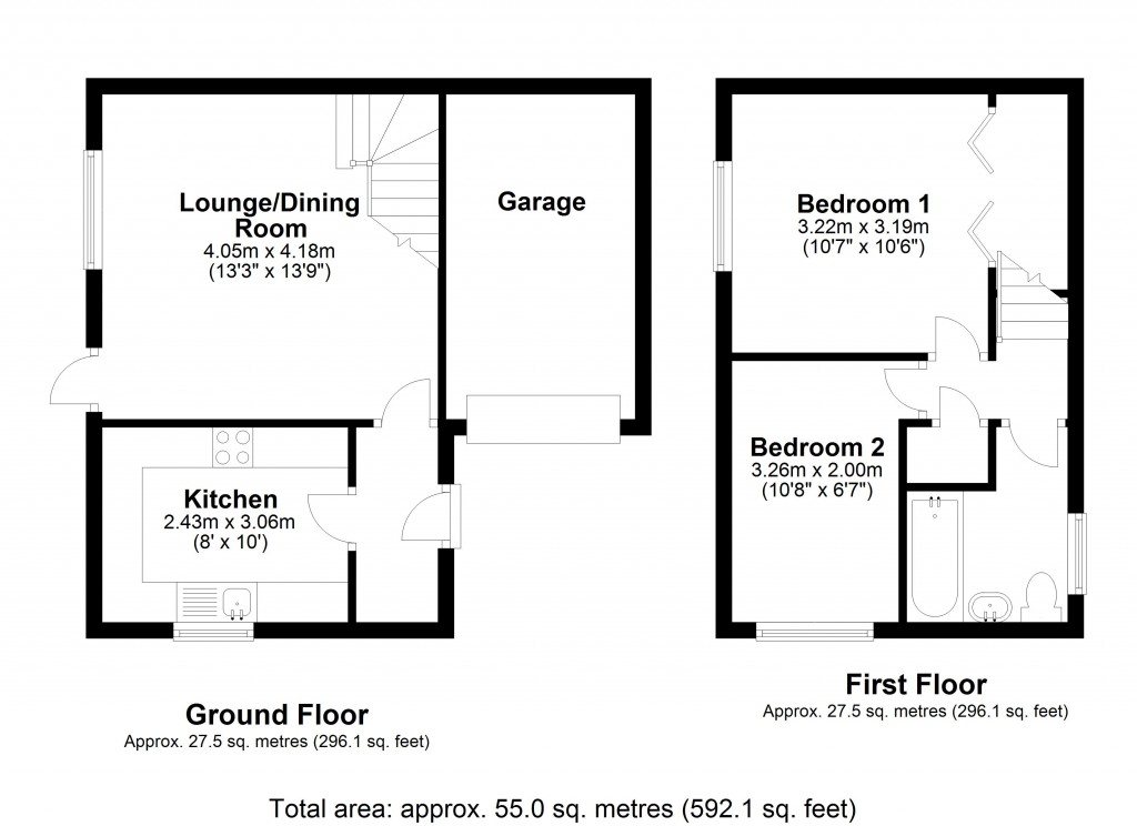 Floorplans For Westbury, Wiltshire