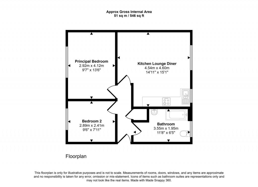 Floorplans For Station Road, Westbury