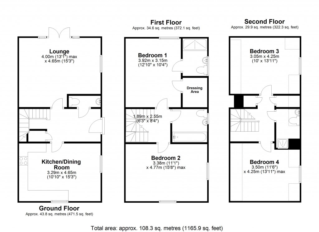 Floorplans For Station Road, Westbury, Wiltshire