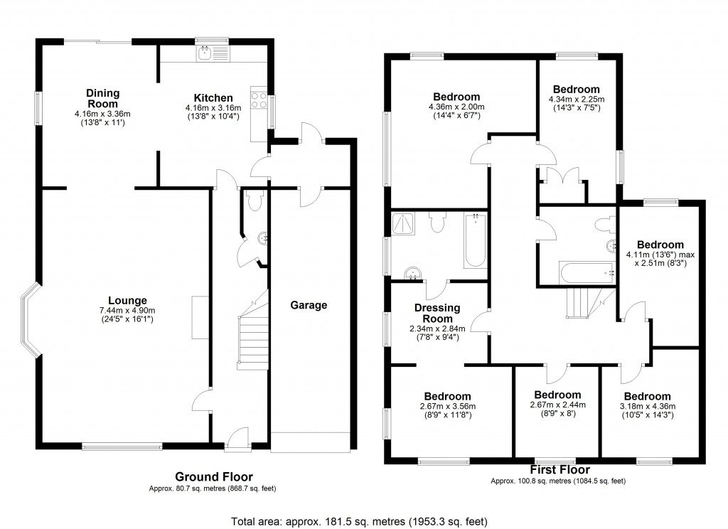 Floorplans For Penleigh, Dilton Marsh