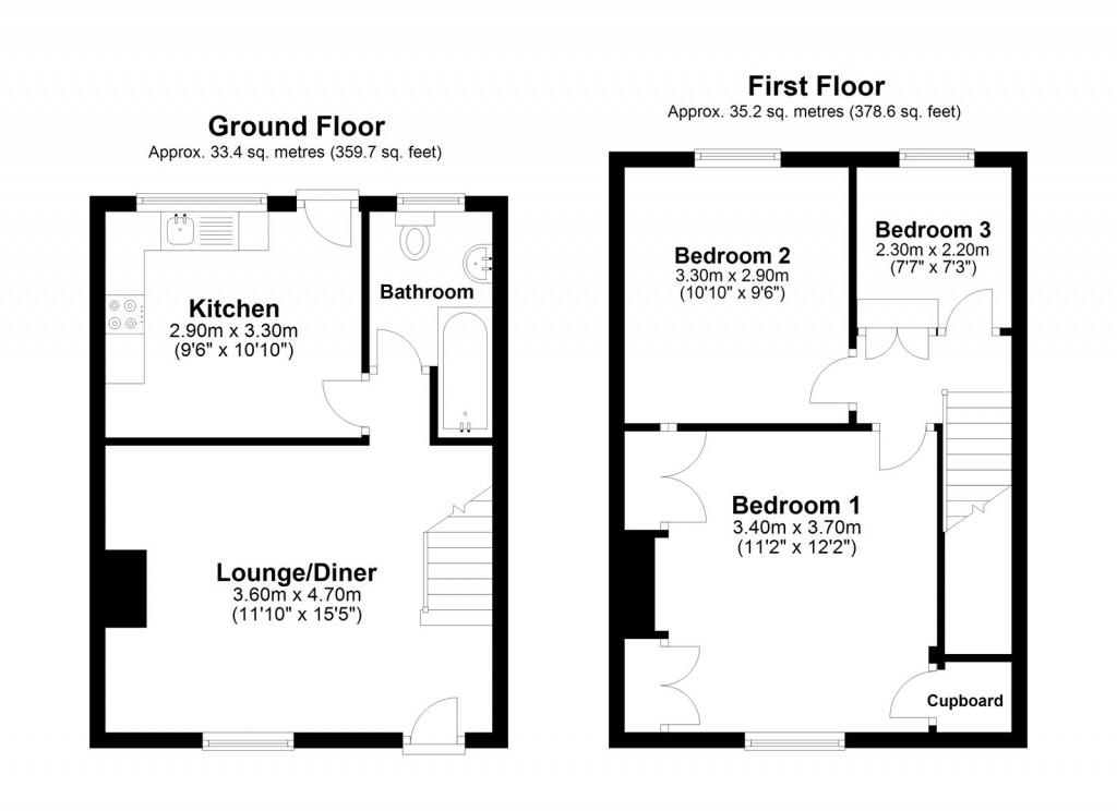 Floorplans For Dilton Marsh, Westbury, Wiltshire